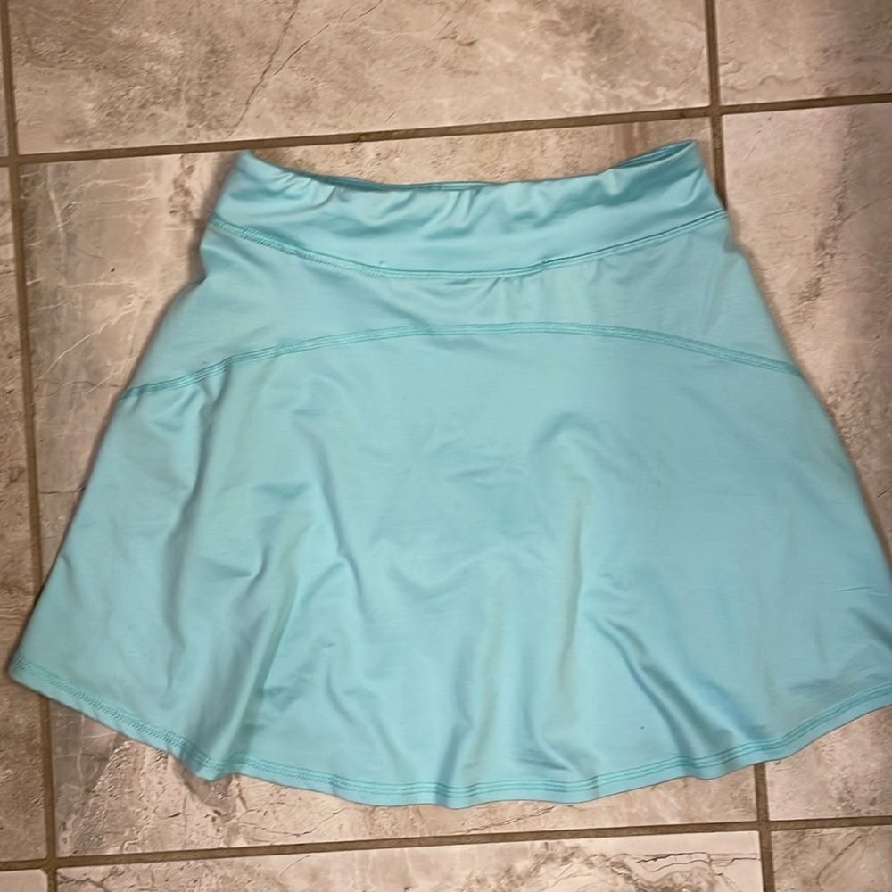 Teal golf skirt